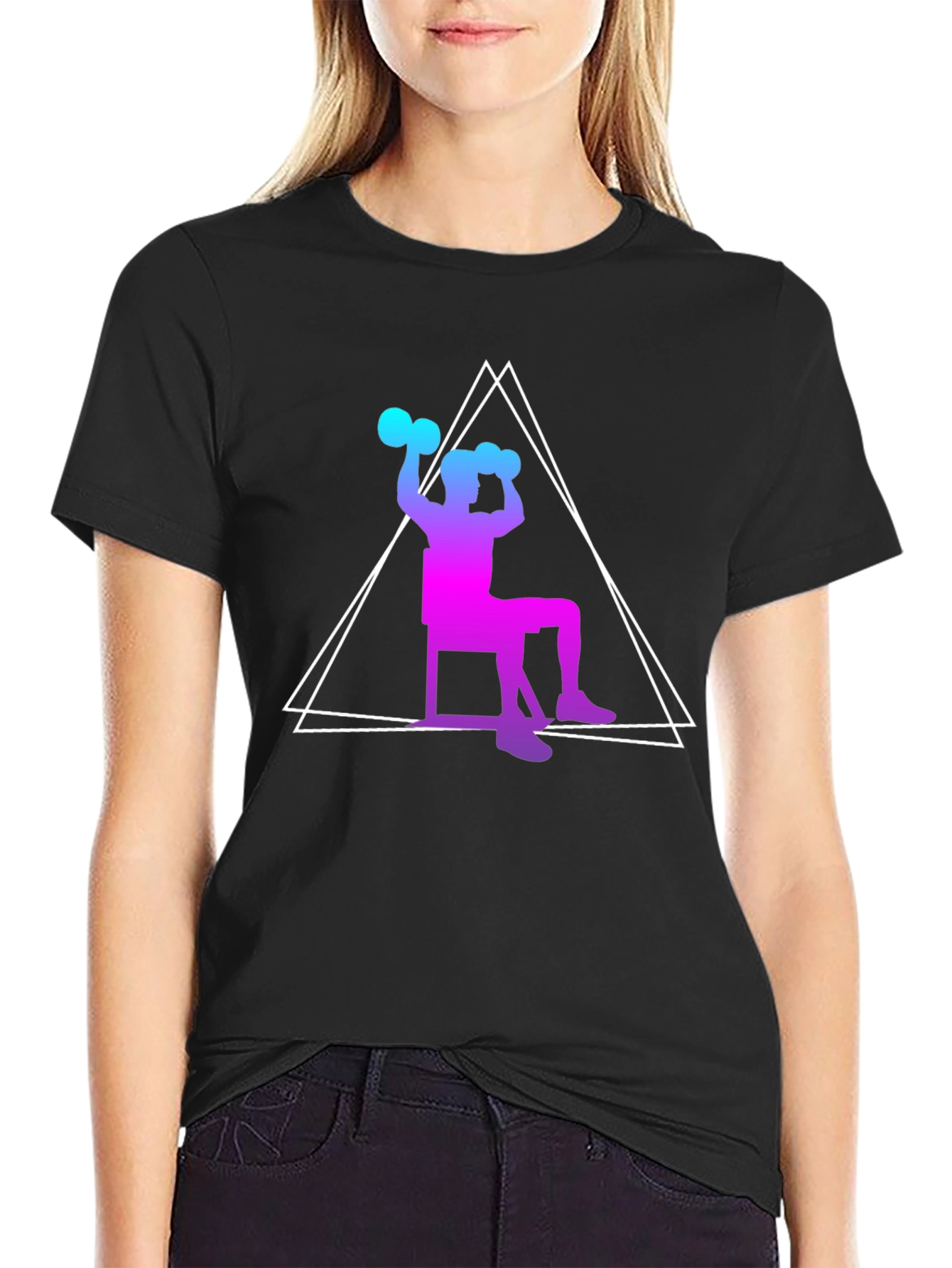 Workout Graphic Tee - Stylish Fitness Apparel