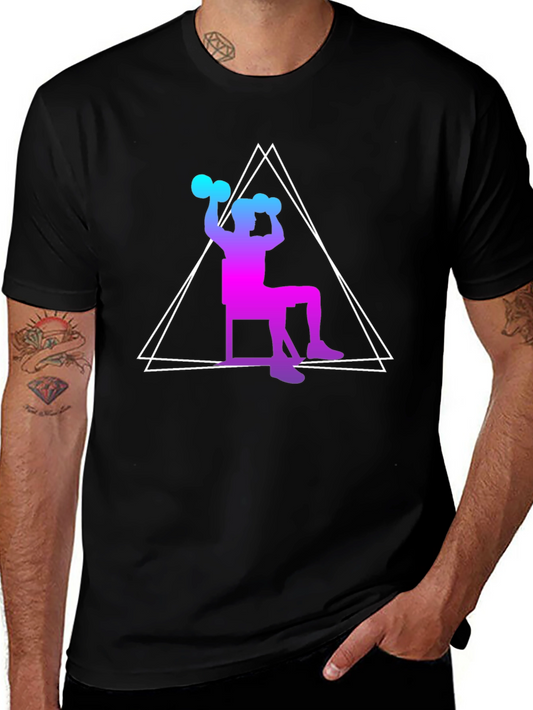 Workout Graphic Tee - Stylish Fitness Apparel