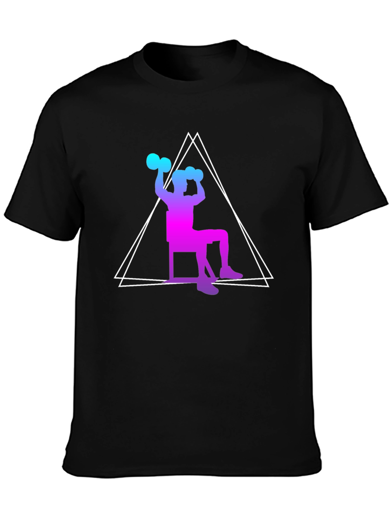 Workout Graphic Tee - Stylish Fitness Apparel