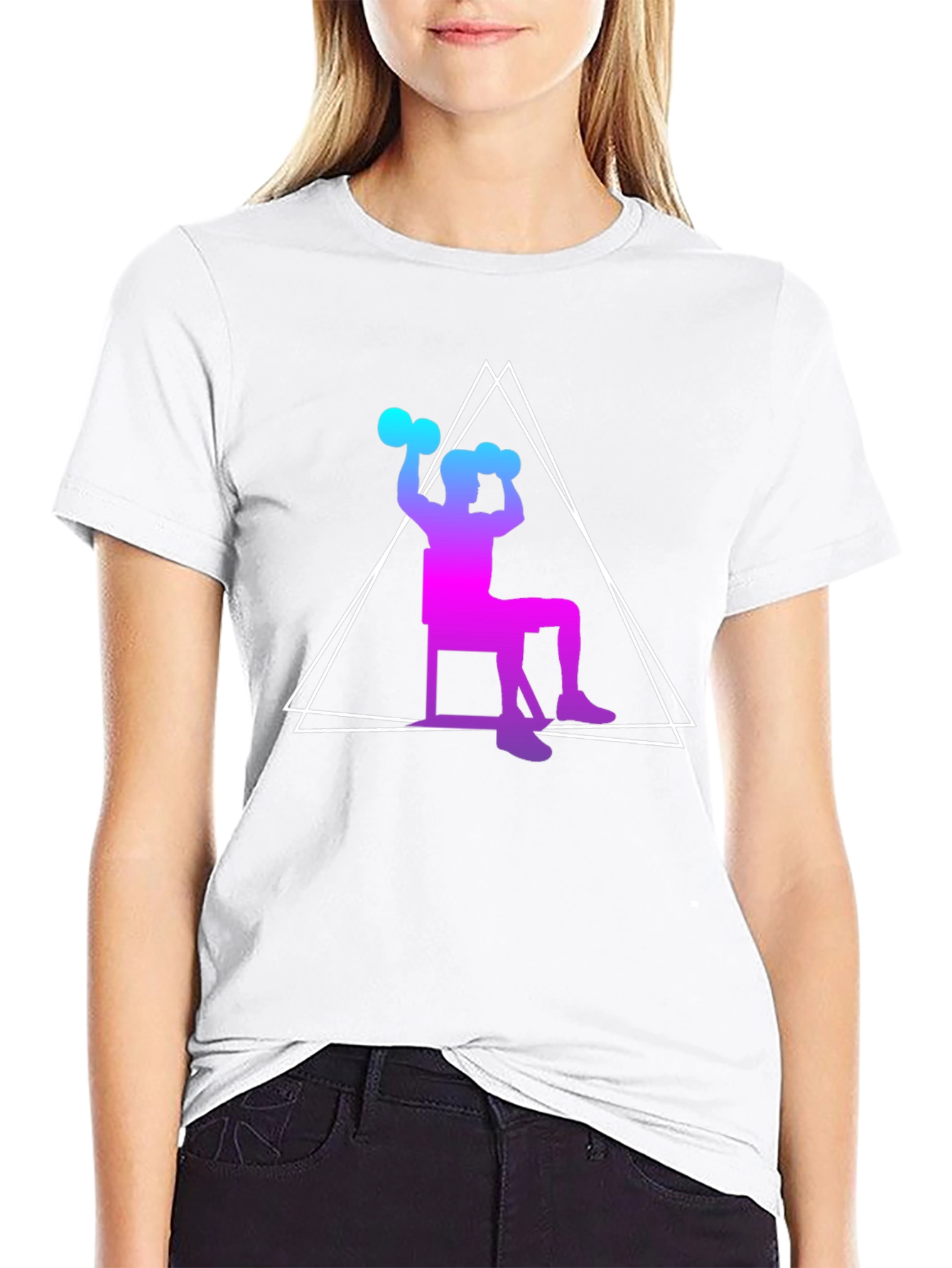 Workout Graphic Tee - Stylish Fitness Apparel