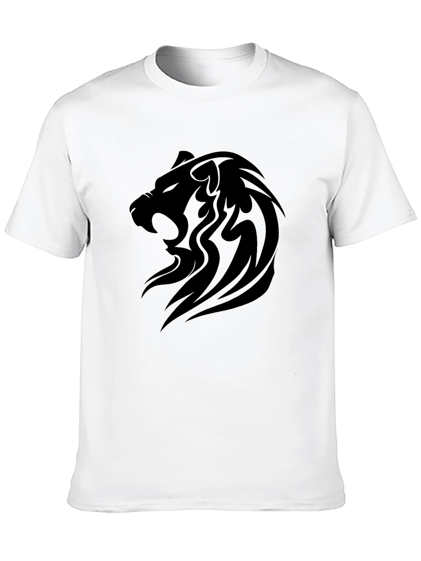 Black Lion Graphic T-Shirt - Bold and Stylish