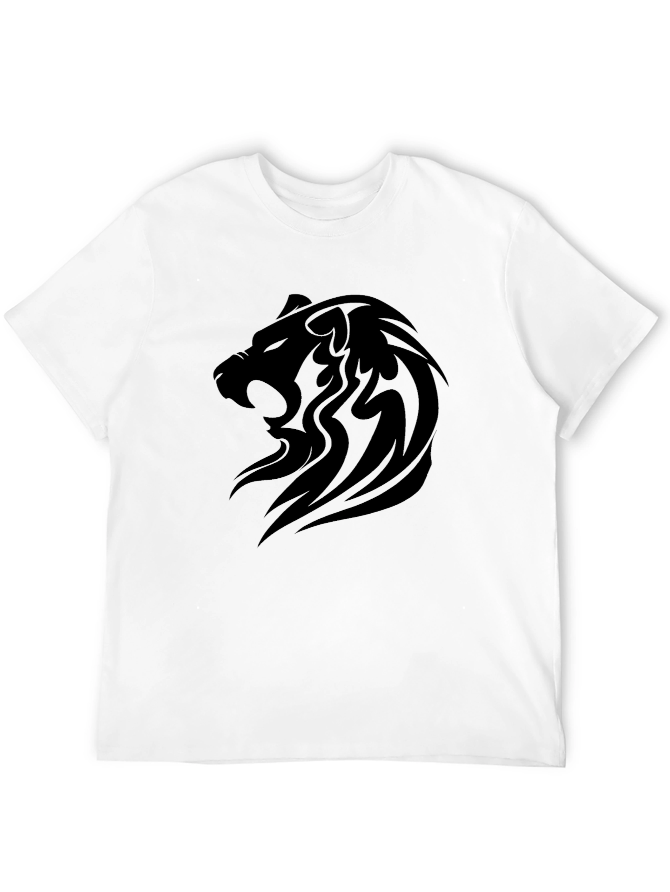 Black Lion Graphic T-Shirt - Bold and Stylish