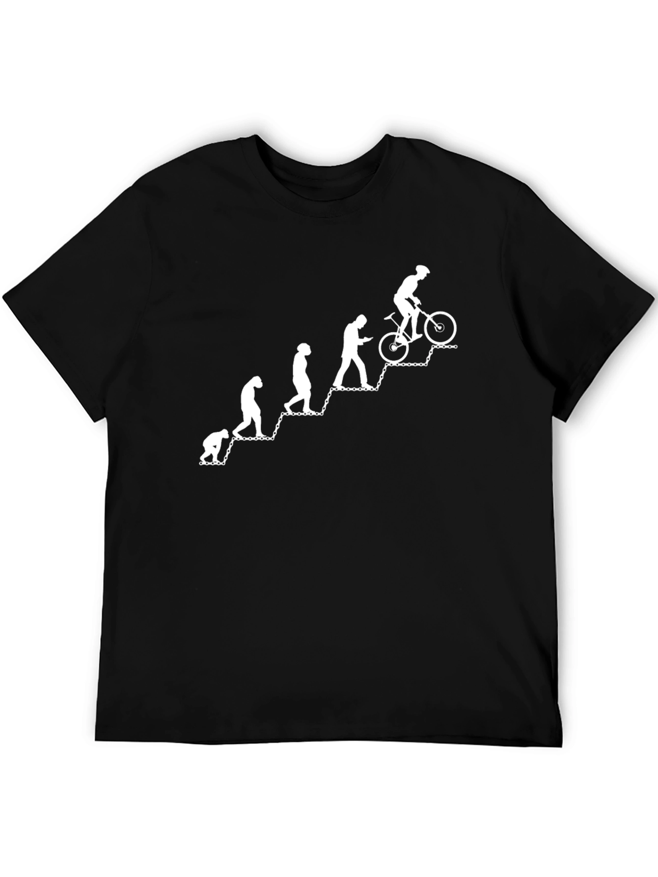 Evolution of a Cyclist Graphic Tee