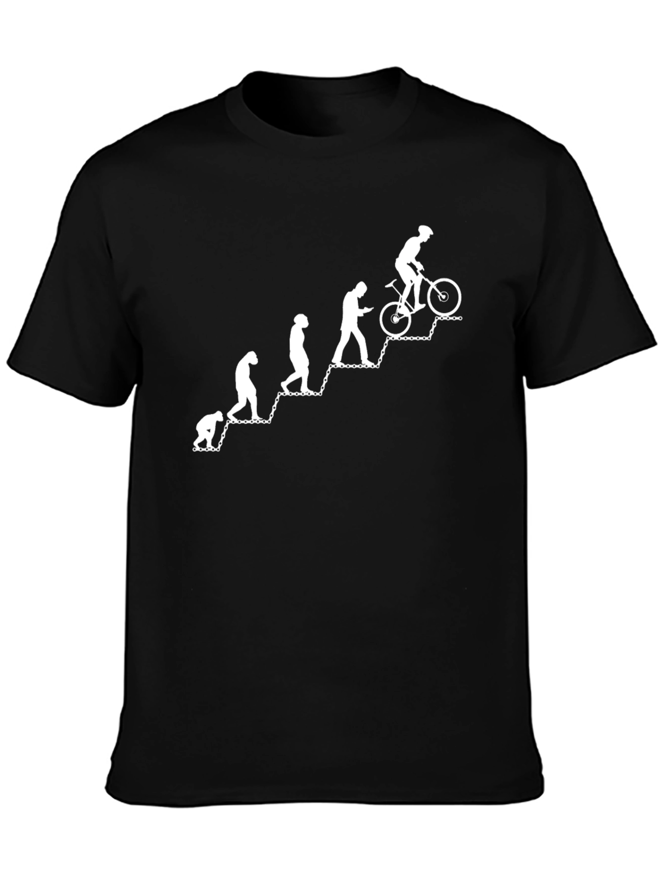 Evolution of a Cyclist Graphic Tee