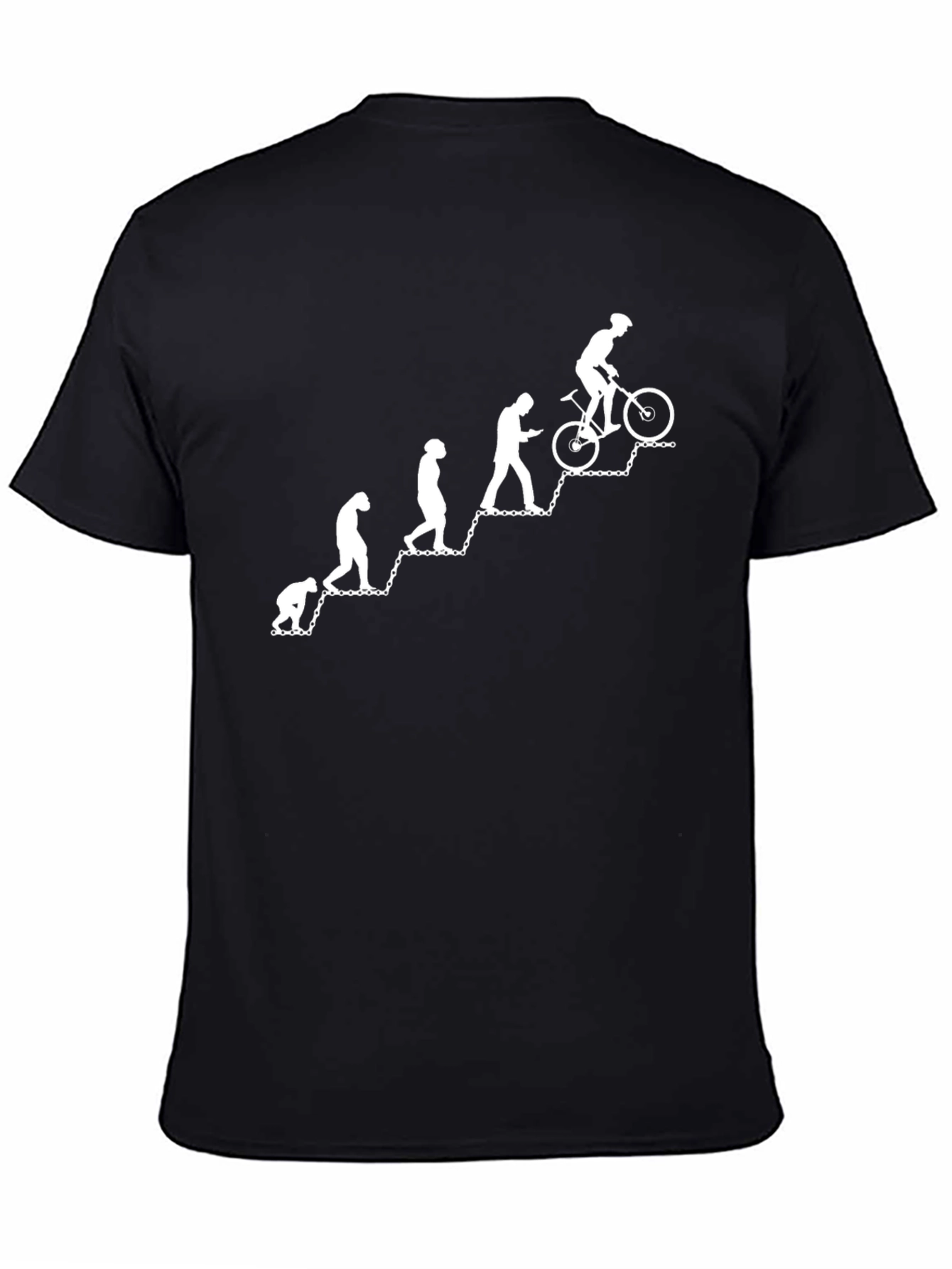 Evolution of a Cyclist Graphic Tee