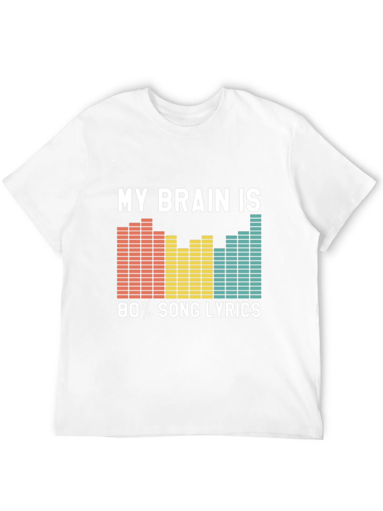 Song Lyrics Brain T-Shirt - Music Lover Tee