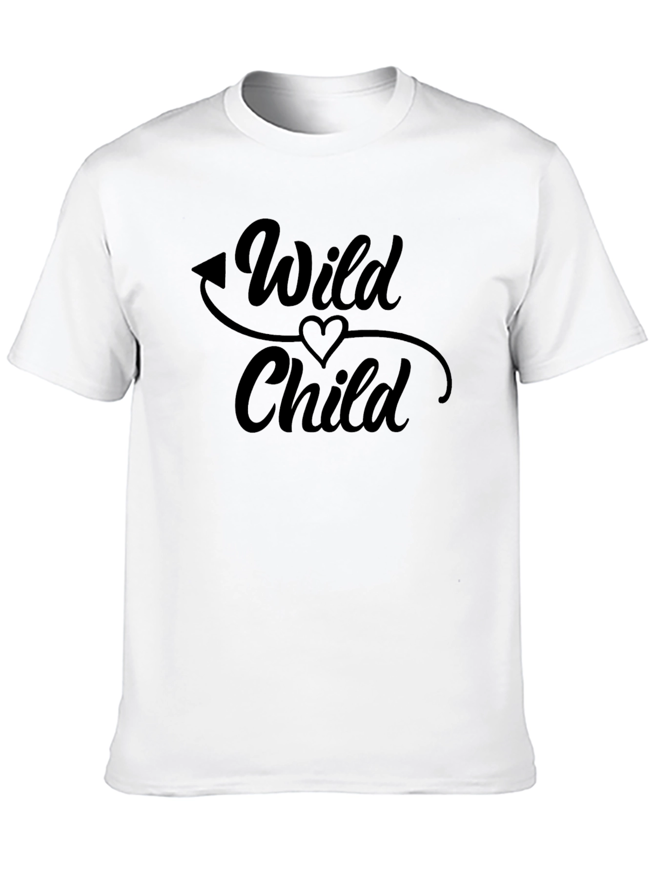 Wild Child Graphic T-Shirt - Black