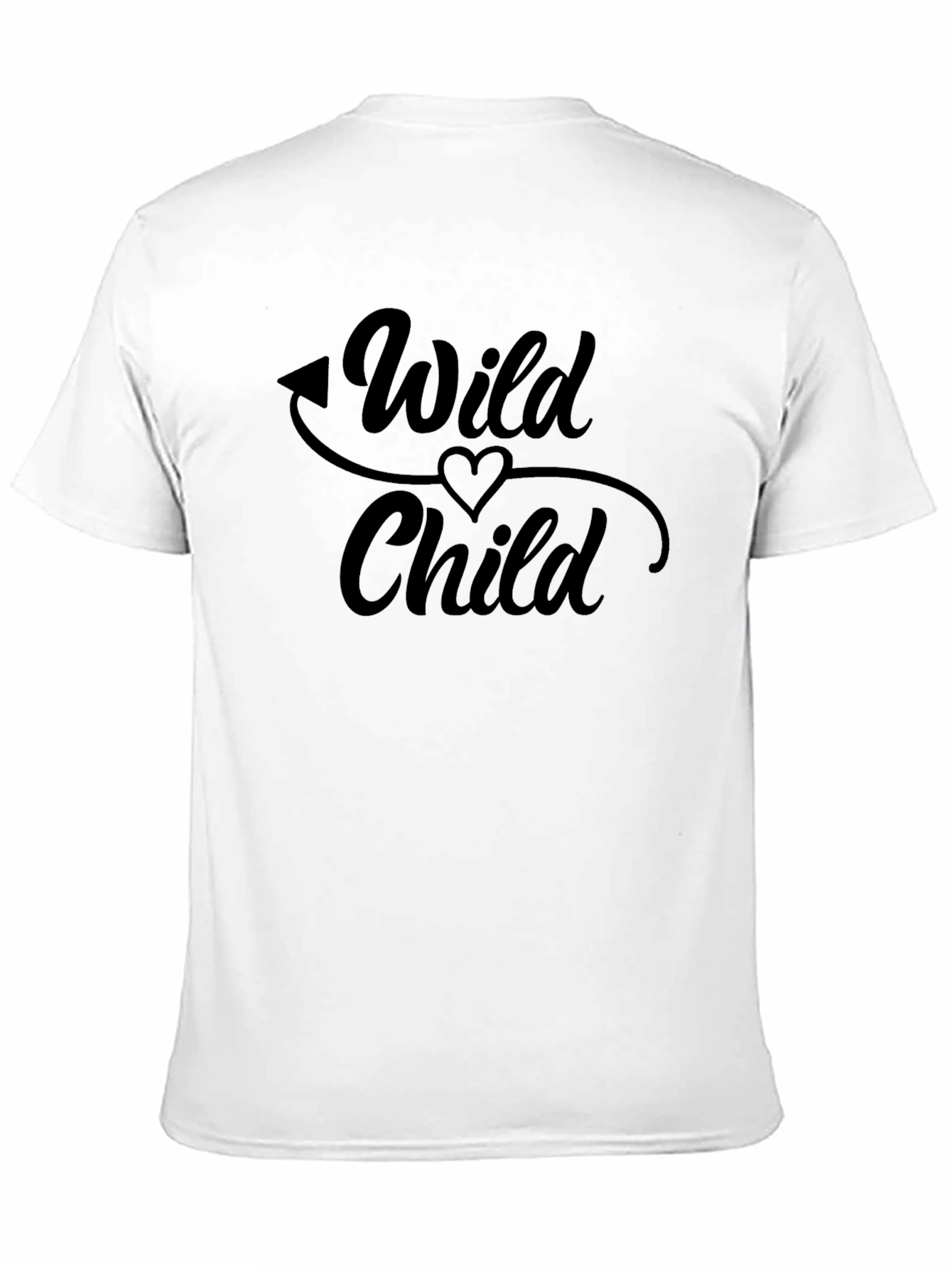 Wild Child Graphic T-Shirt - Black