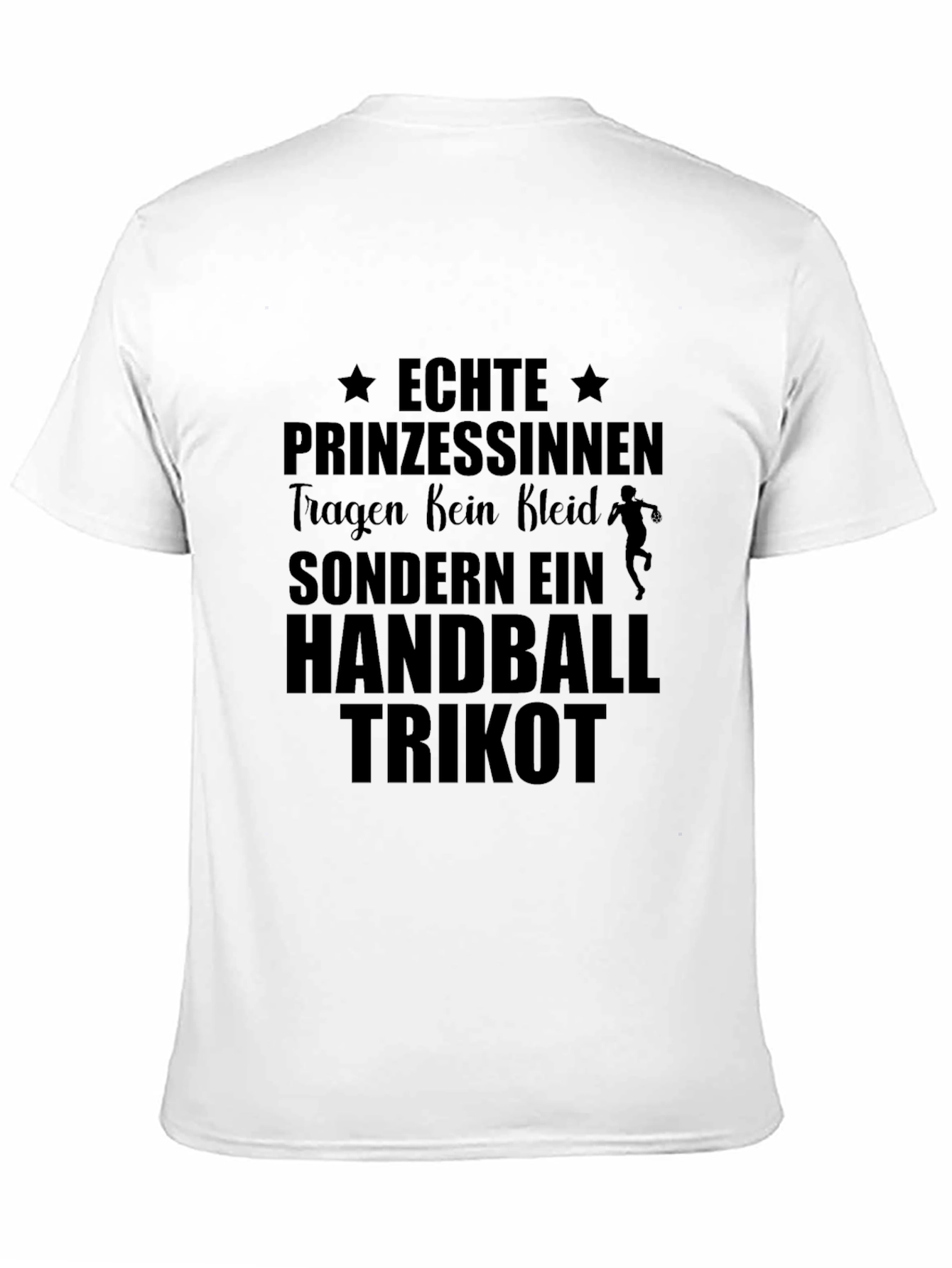 Handball Princess T-Shirt - Black Cotton Tee
