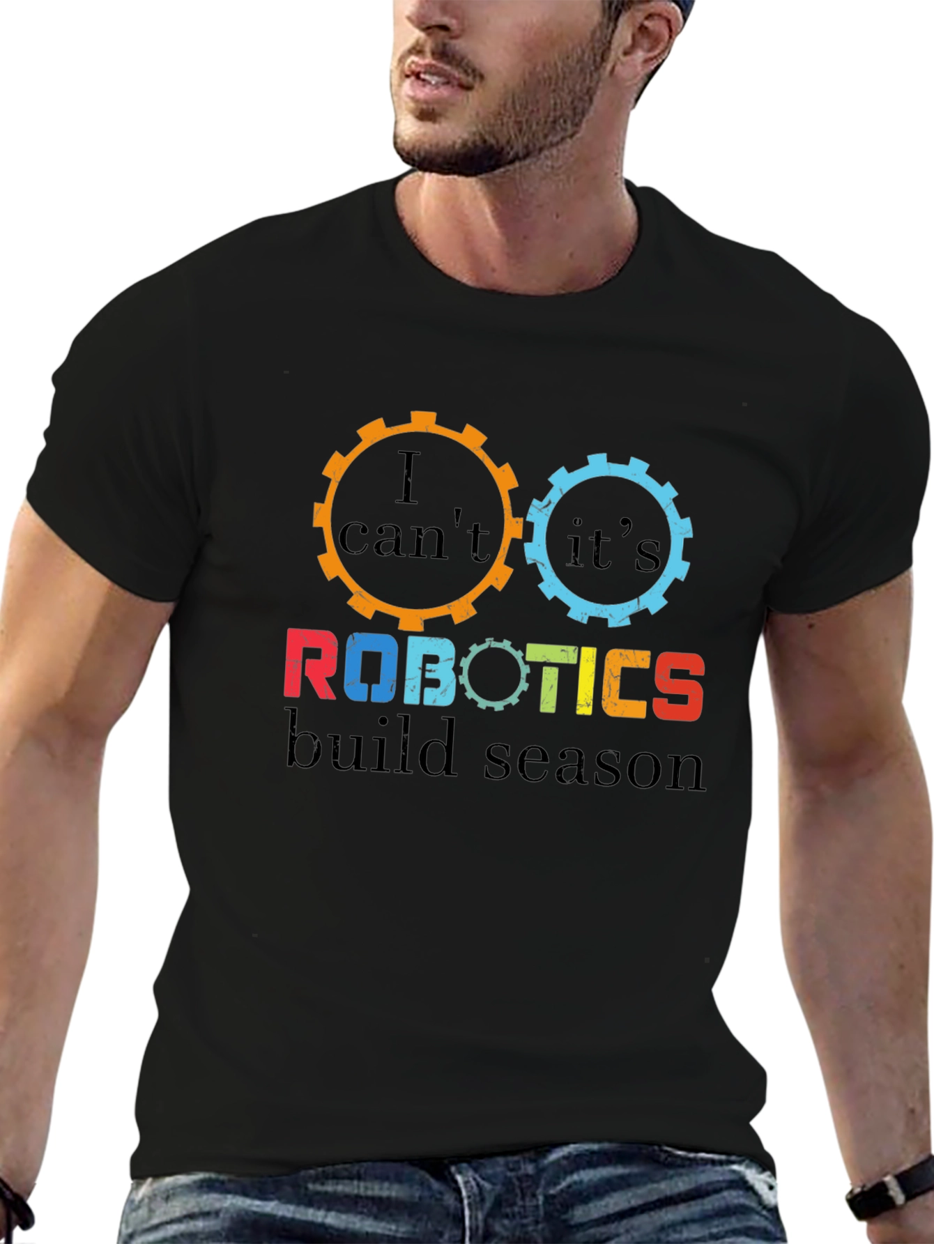 Robotics Build Season T-Shirt - Gear Design