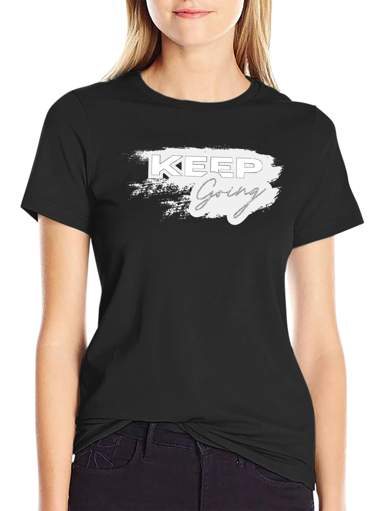 Keep Going Graphic T-Shirt - Motivational Design