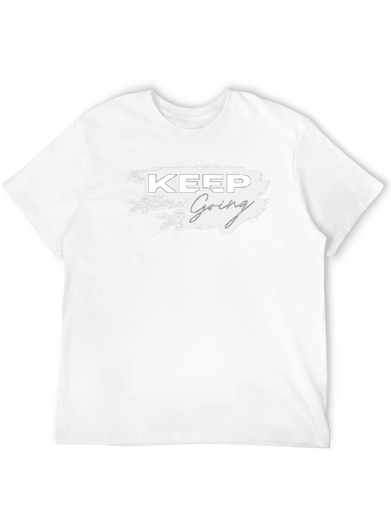 Keep Going Graphic T-Shirt - Motivational Design