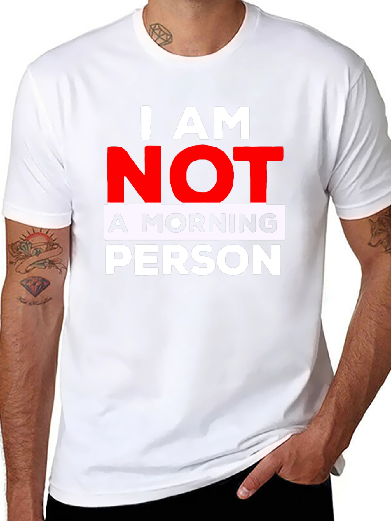 I AM NOT A MORNING PERSON T-Shirt