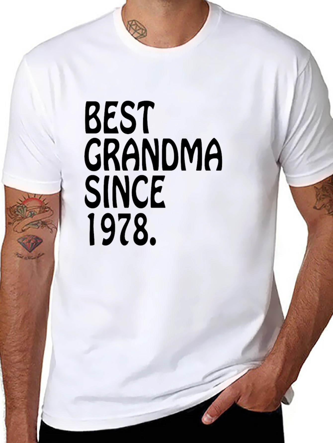 Best Grandma Since 1978 Black T-Shirt