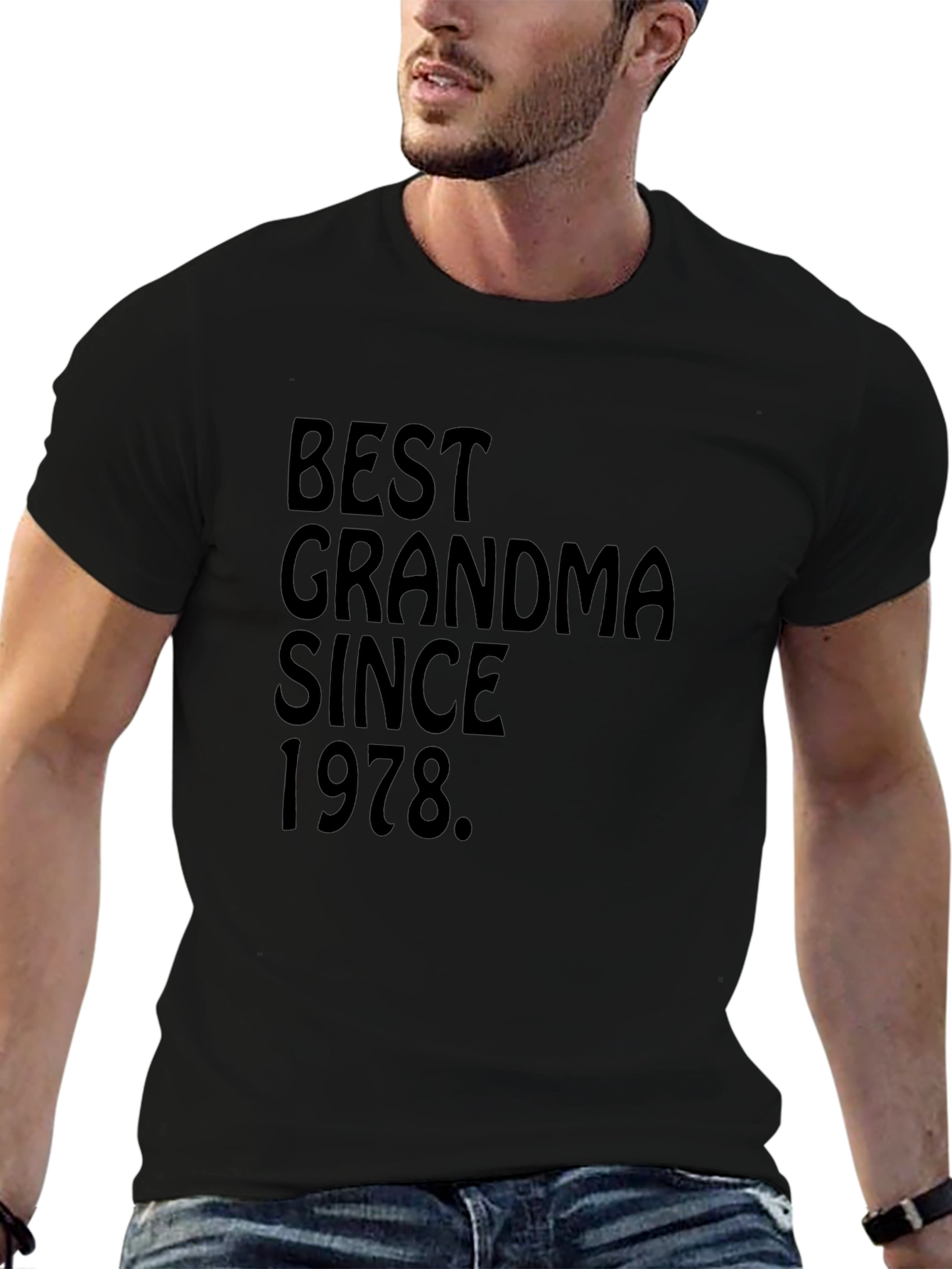 Best Grandma Since 1978 Black T-Shirt
