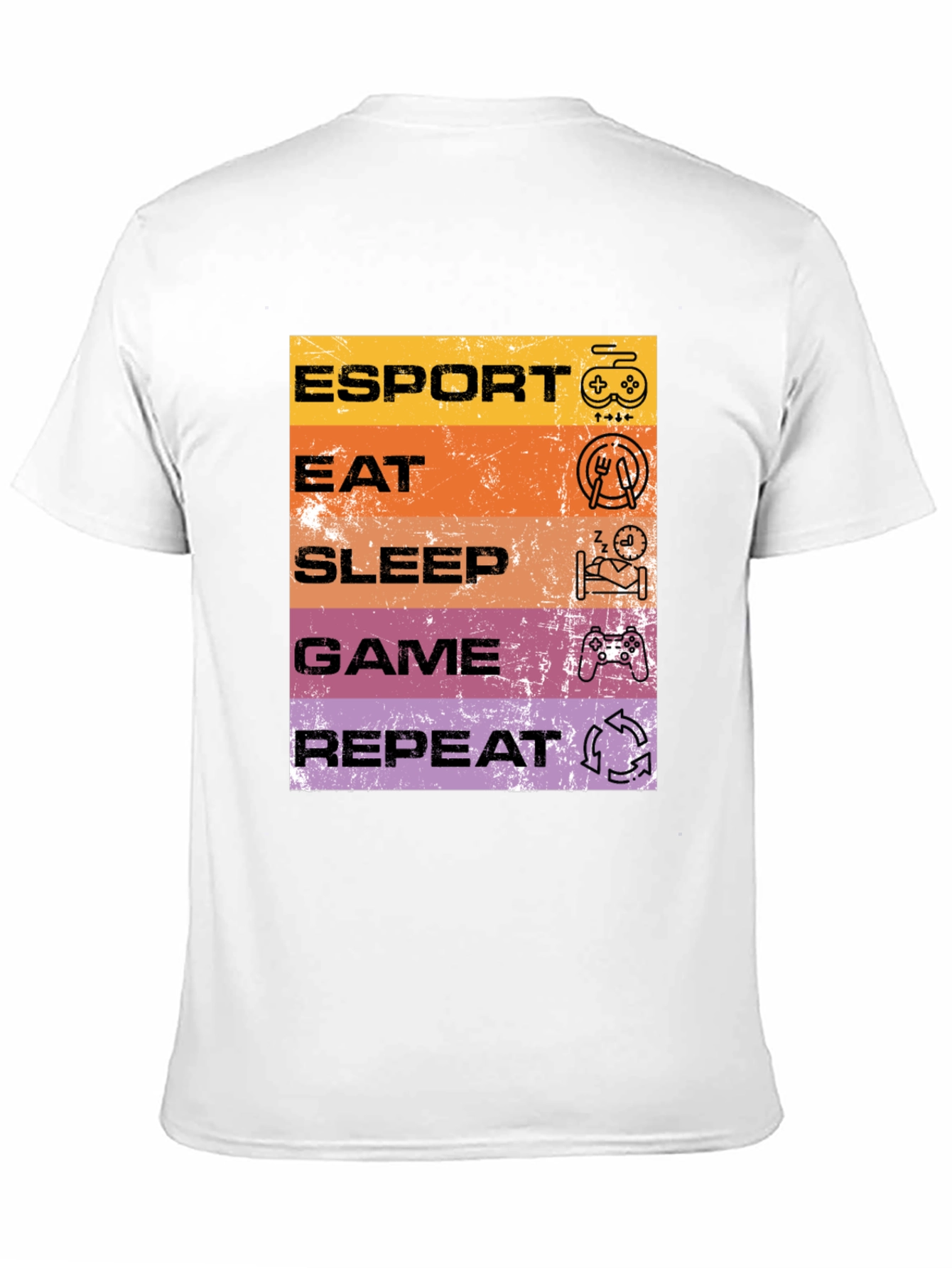 Esport Eat Sleep Game Repeat T-Shirt