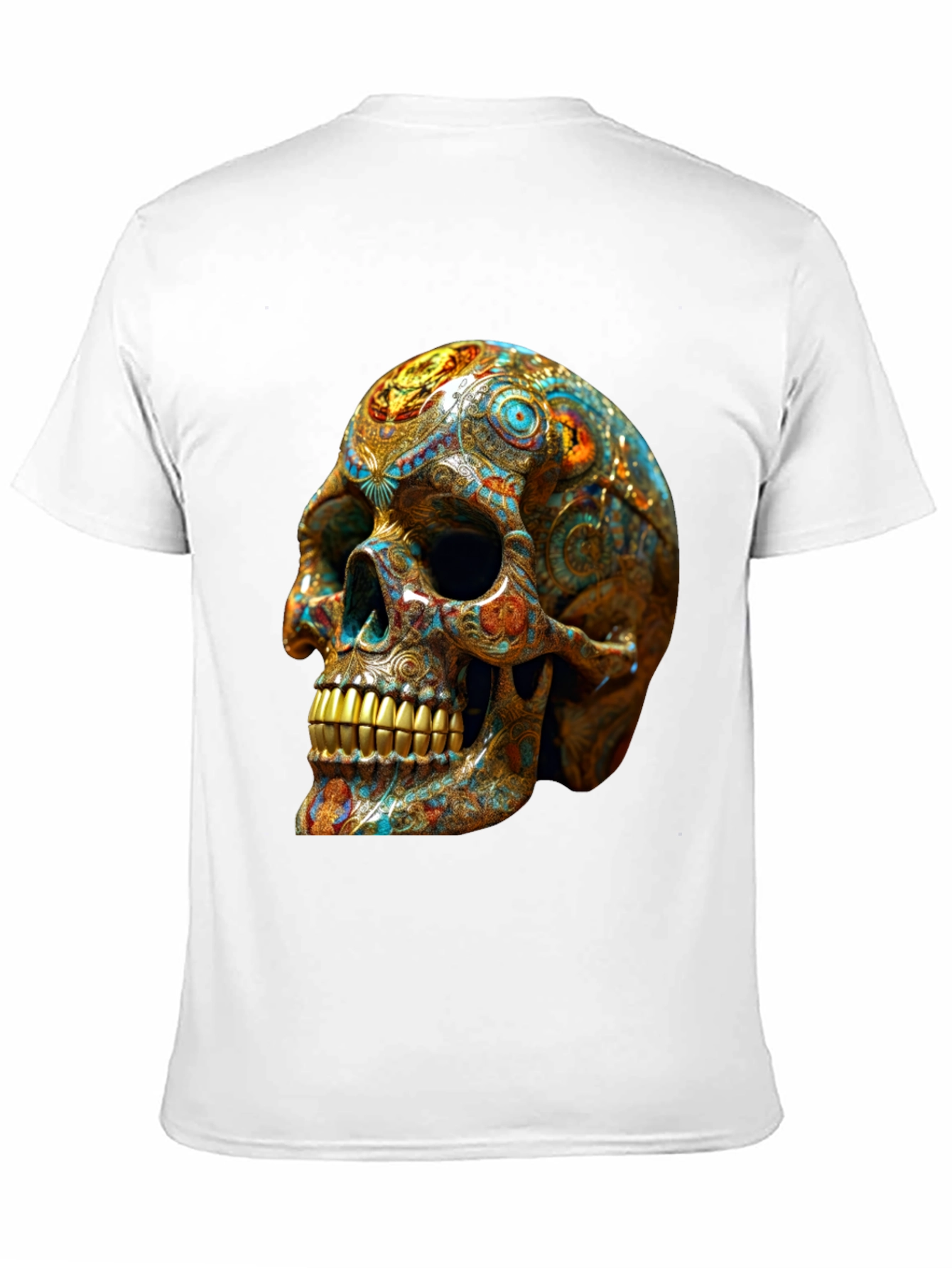 Ornate Skull Graphic T-Shirt
