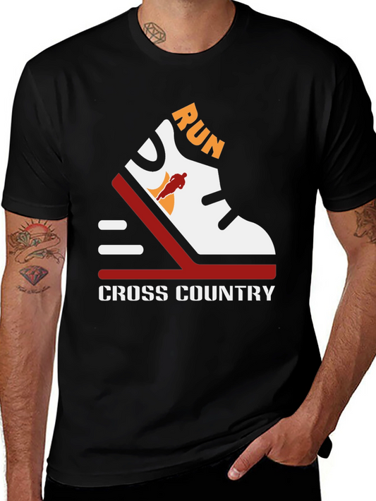 Cross Country Run Graphic T-Shirt