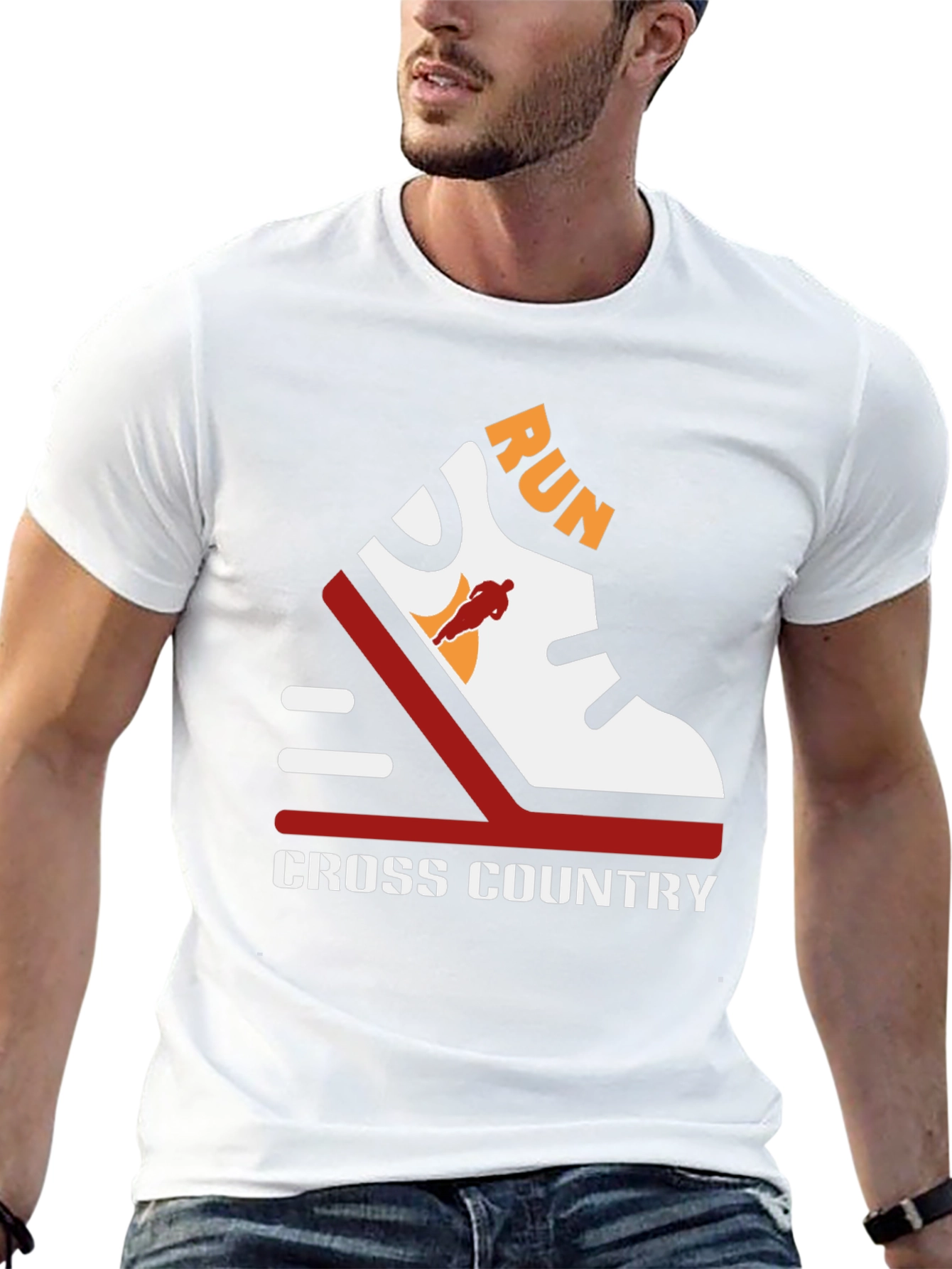 Cross Country Run Graphic T-Shirt