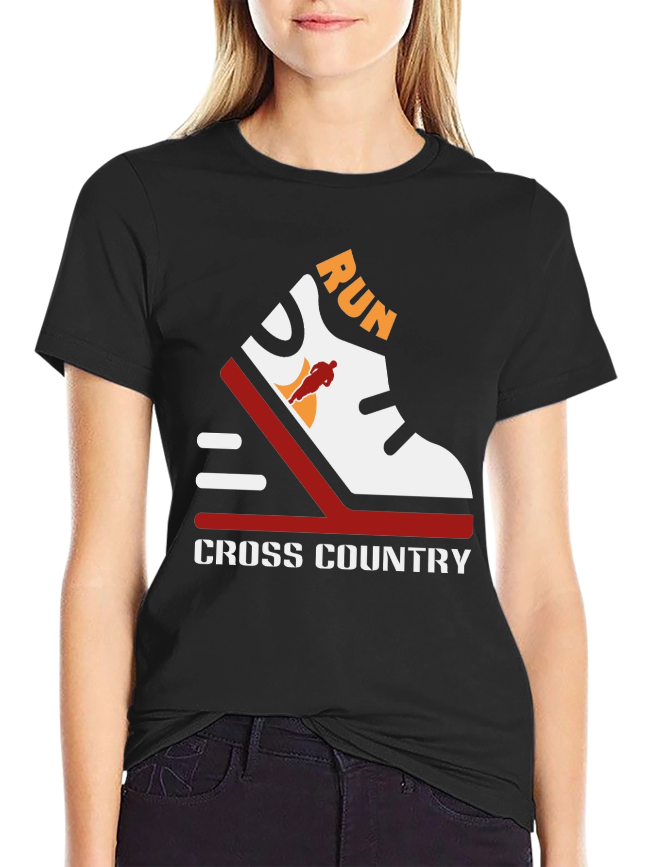 Cross Country Run Graphic T-Shirt
