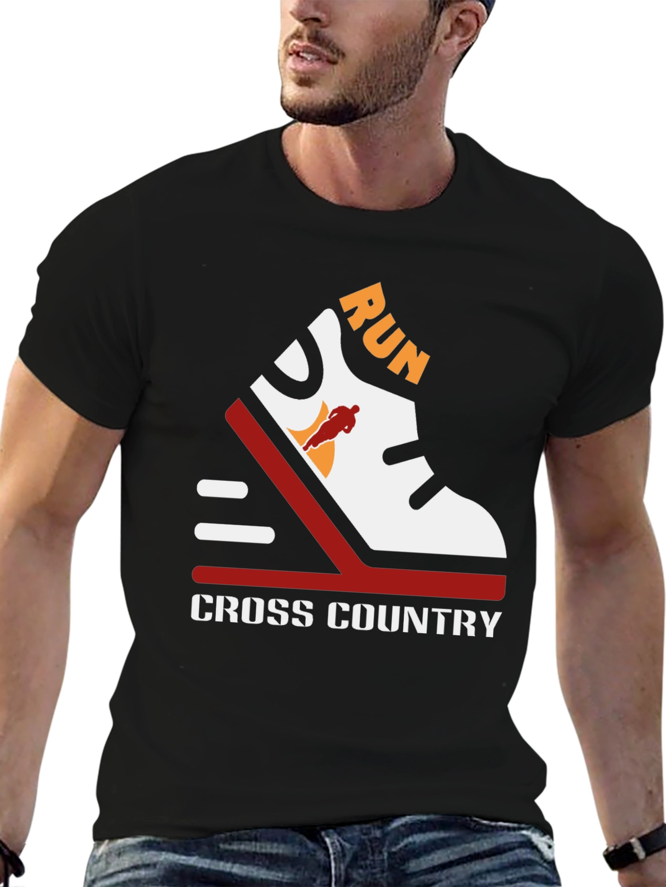 Cross Country Run Graphic T-Shirt