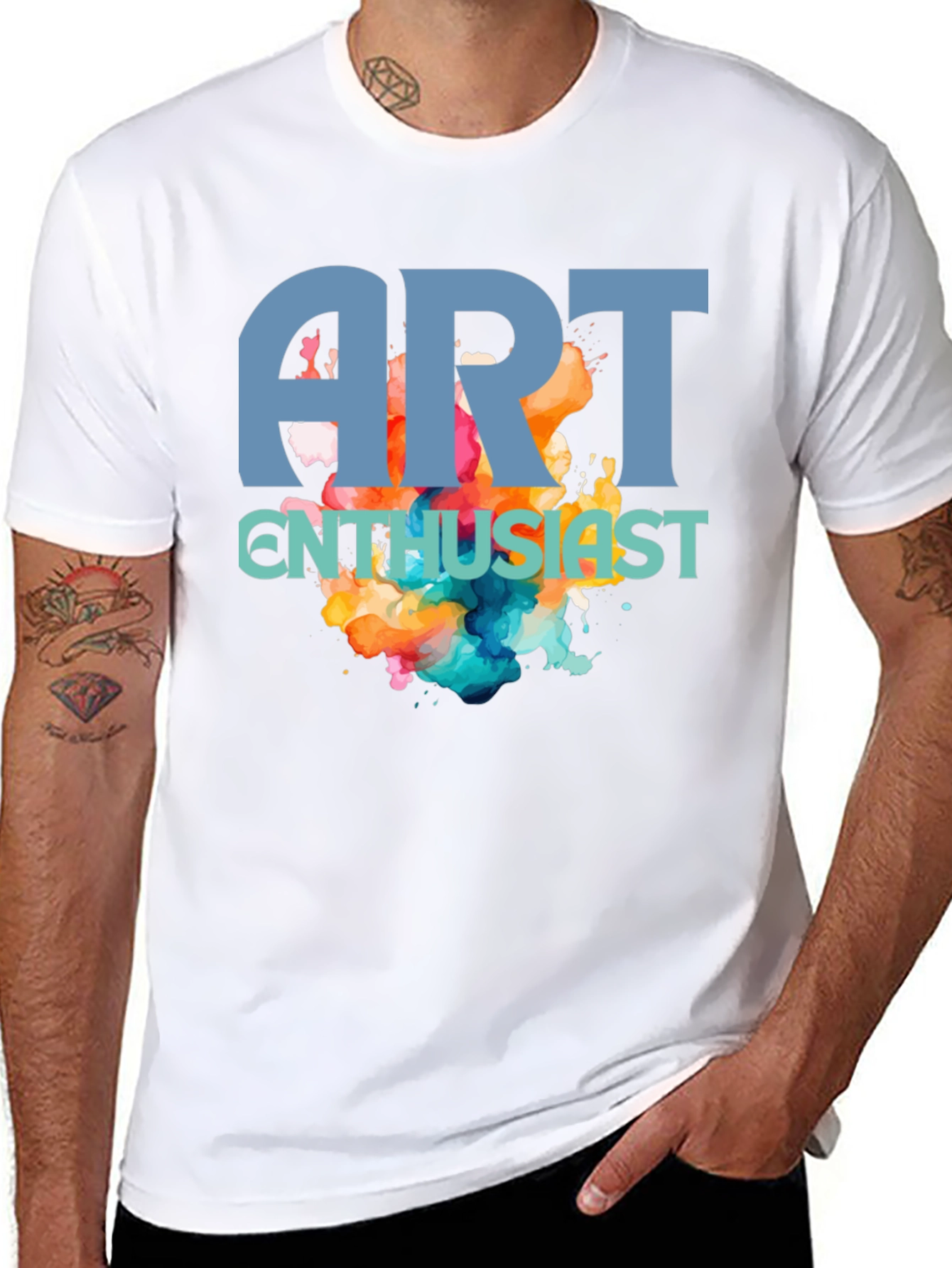 Art Enthusiast T-Shirt - Artistic Design