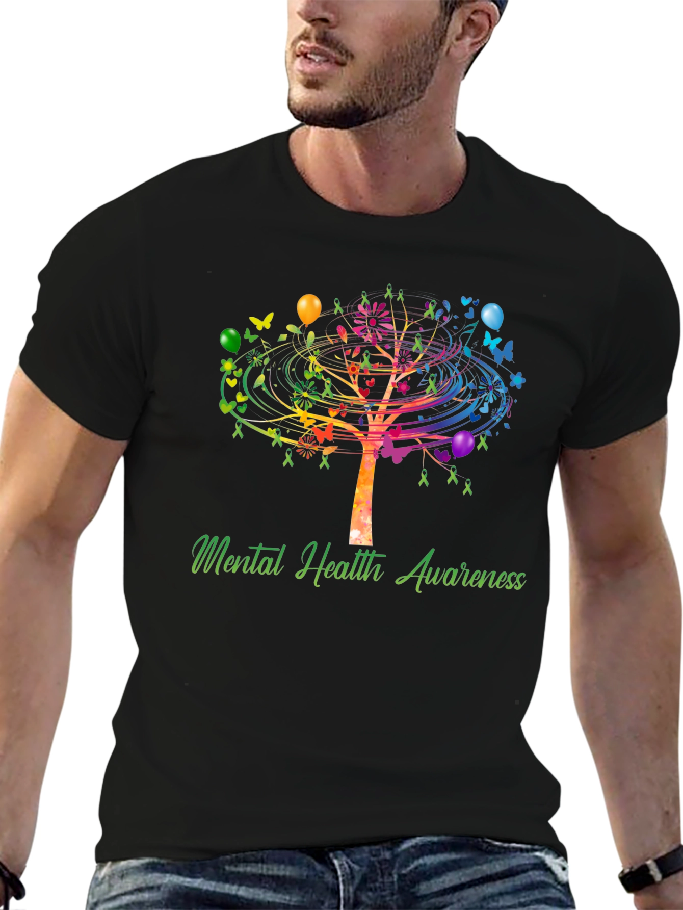 Mental Health Awareness Tree T-Shirt - Unisex
