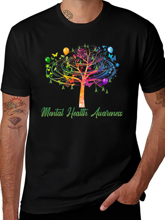 Mental Health Awareness Tree T-Shirt - Unisex