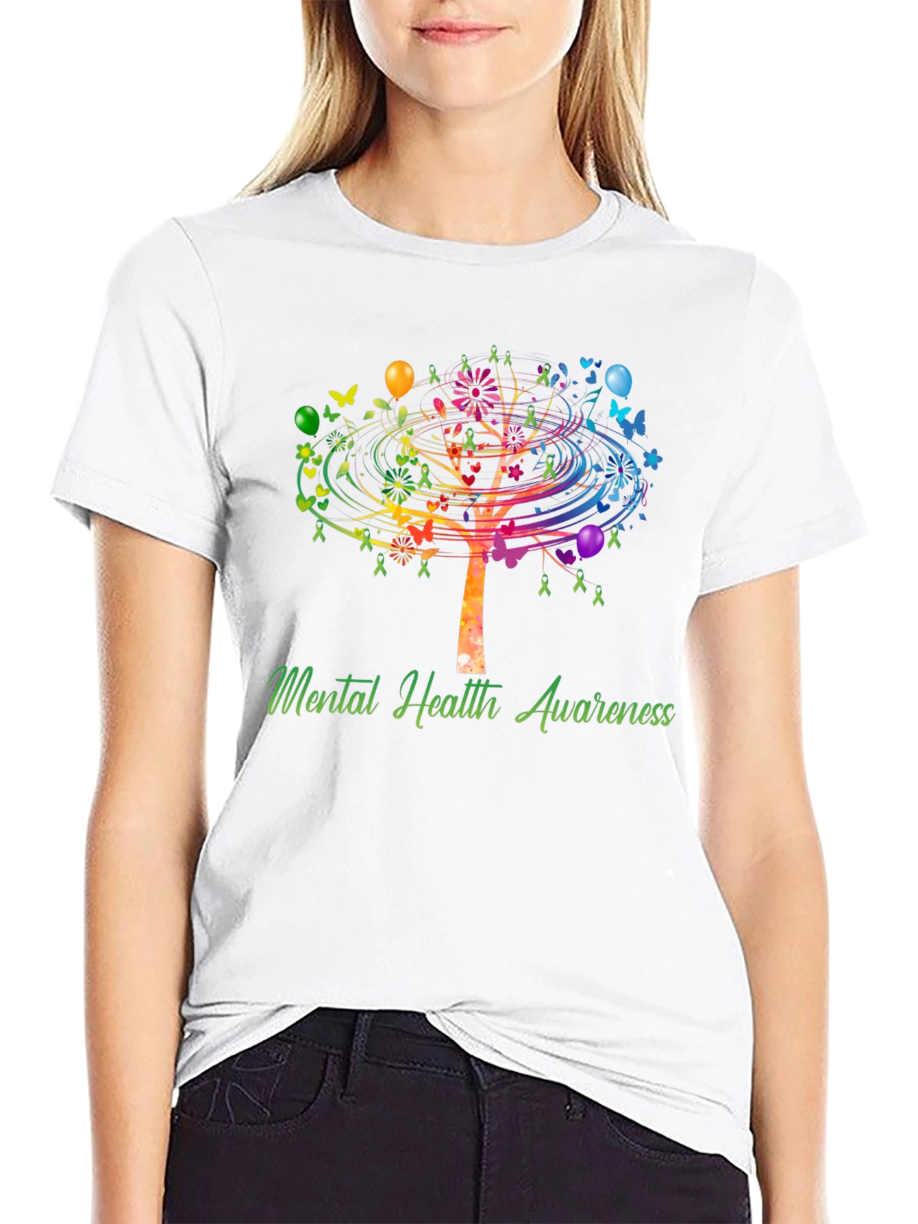 Mental Health Awareness Tree T-Shirt - Unisex