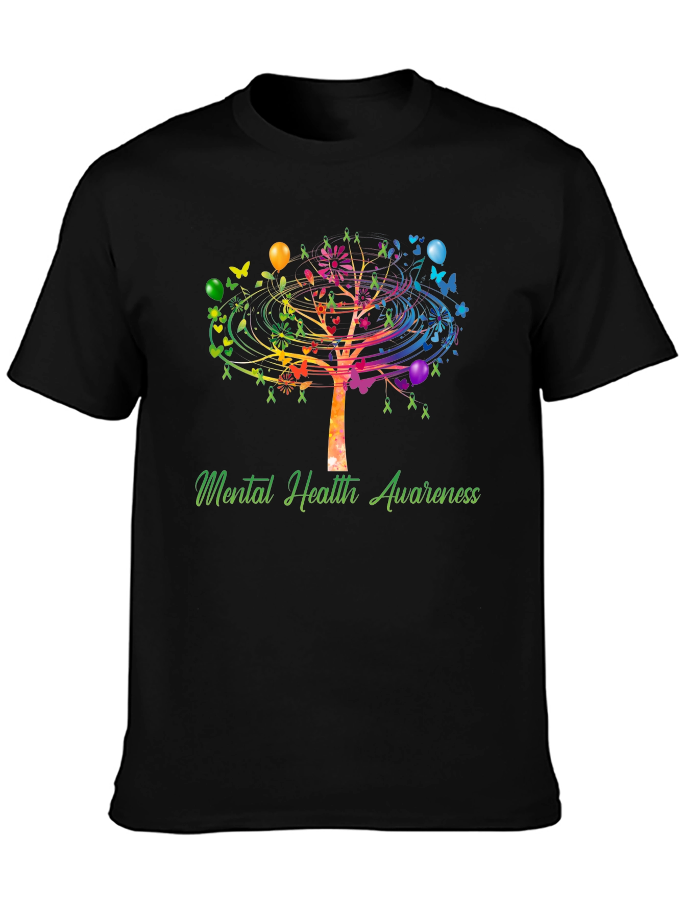 Mental Health Awareness Tree T-Shirt - Unisex