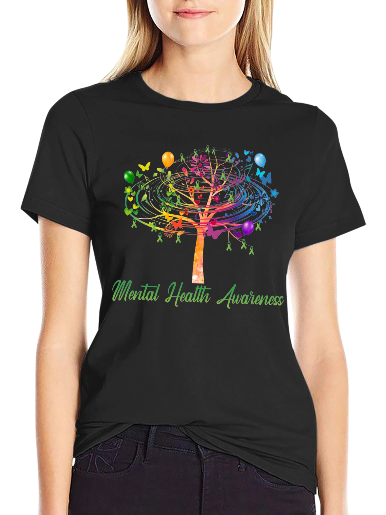 Mental Health Awareness Tree T-Shirt - Unisex