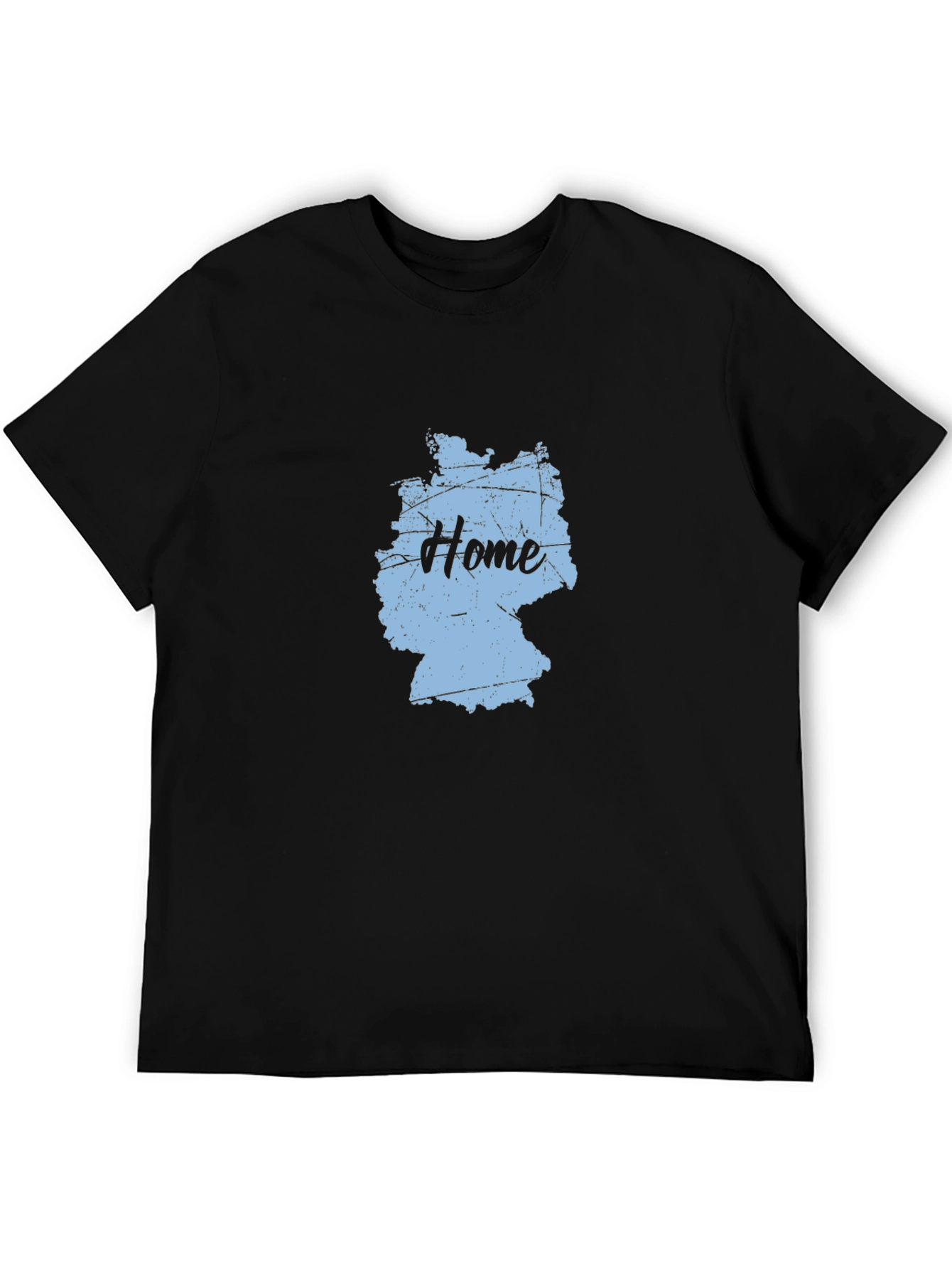 Home Germany Map Black T-Shirt