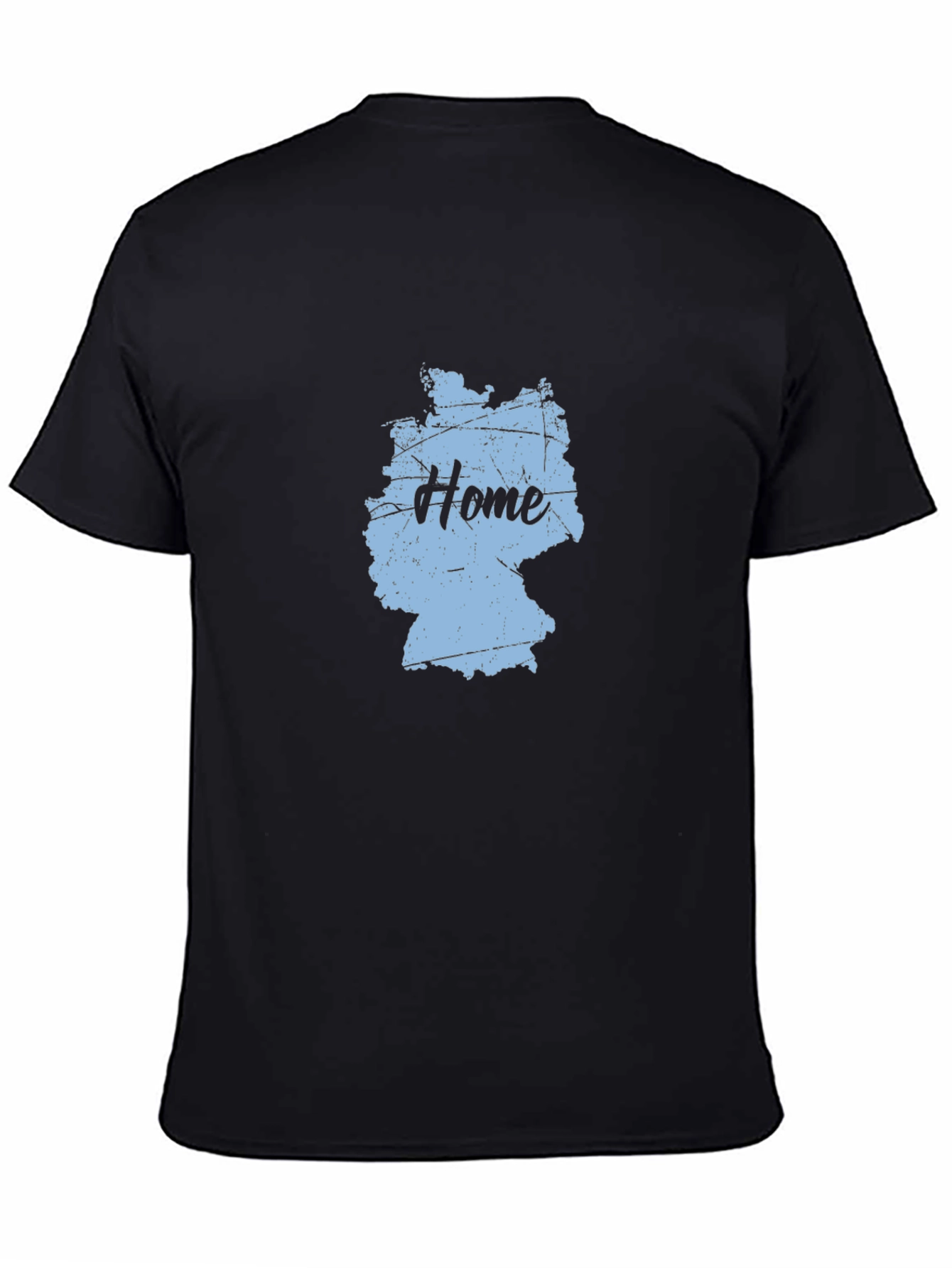 Home Germany Map Black T-Shirt