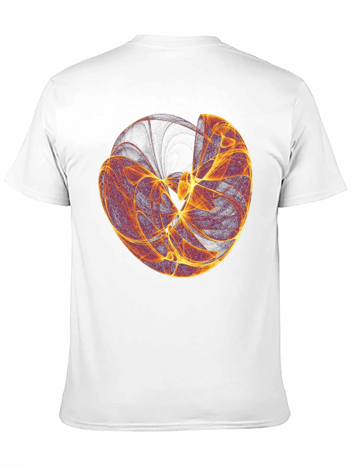 Abstract Sphere Graphic Black T-Shirt