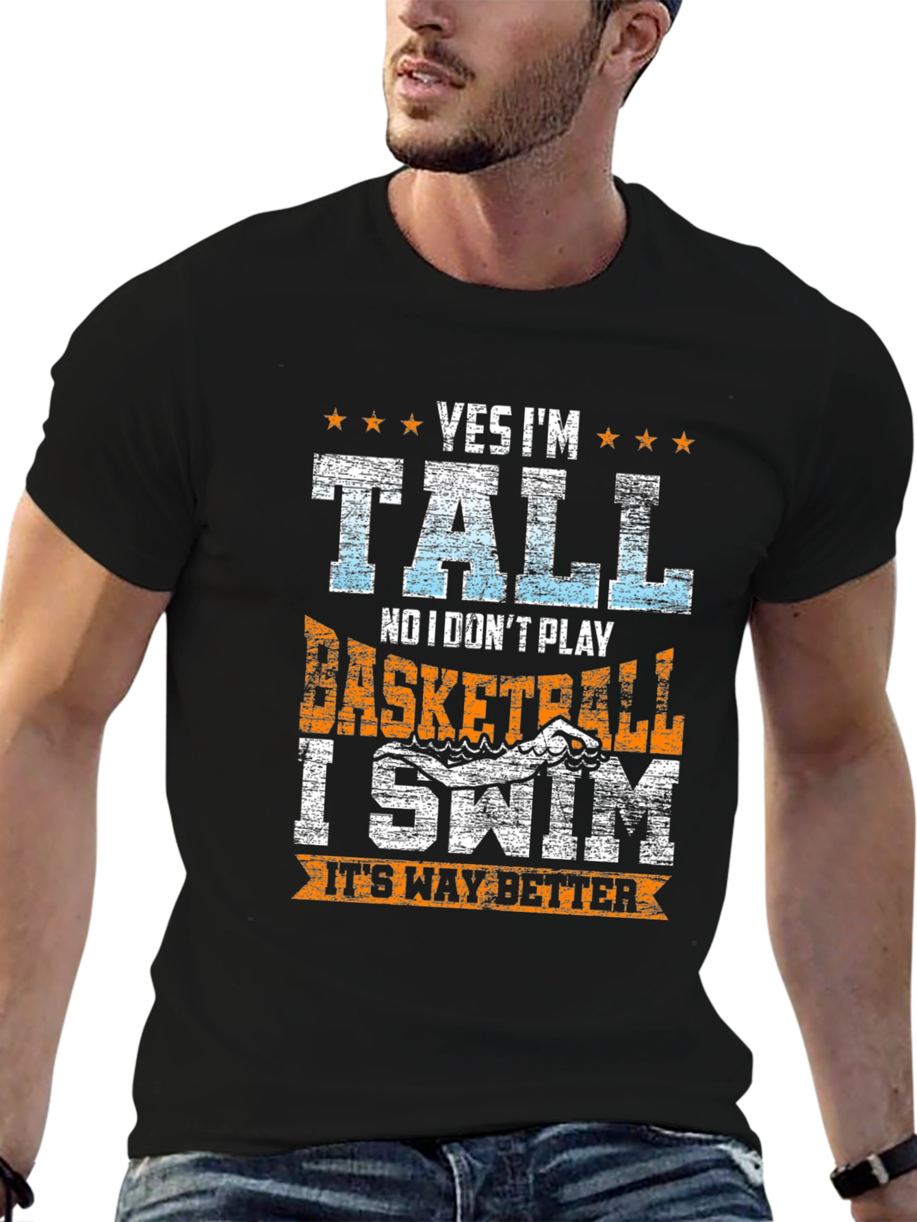 Yes Im Tall I Swim T-Shirt