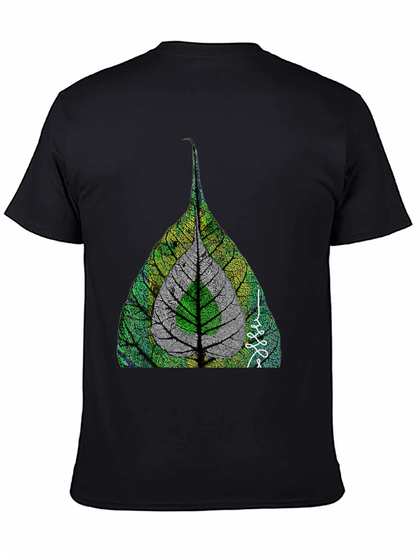 Leaf Design T-Shirt - Unique Nature Inspired Graphic Tee