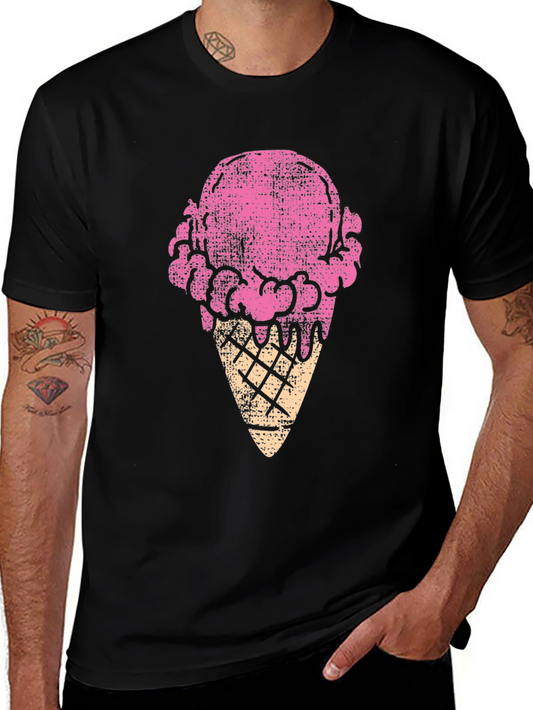 Ice Cream Cone Graphic Tee - Fun & Stylish