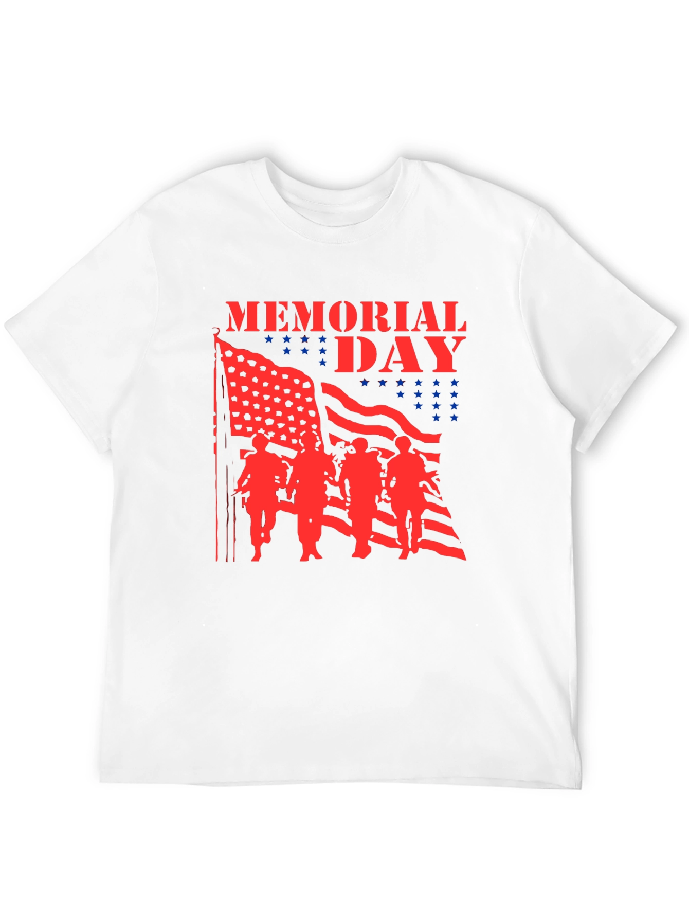 Memorial Day Graphic T-Shirt - Patriotic Design