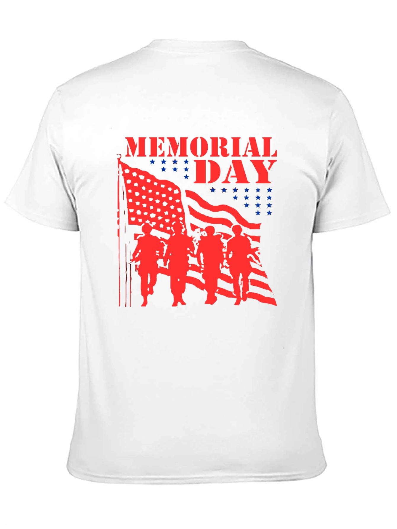 Memorial Day Graphic T-Shirt - Patriotic Design