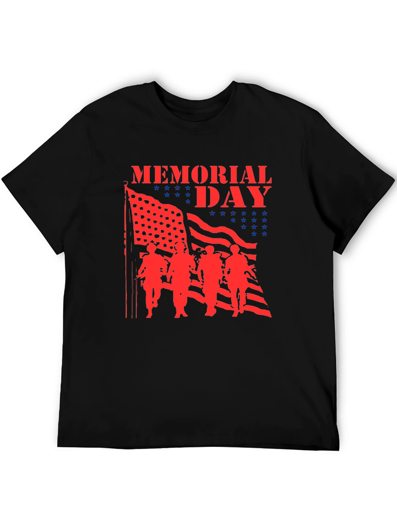 Memorial Day Graphic T-Shirt - Patriotic Design