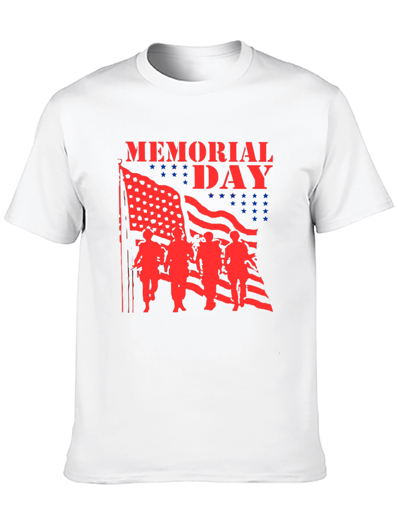 Memorial Day Graphic T-Shirt - Patriotic Design