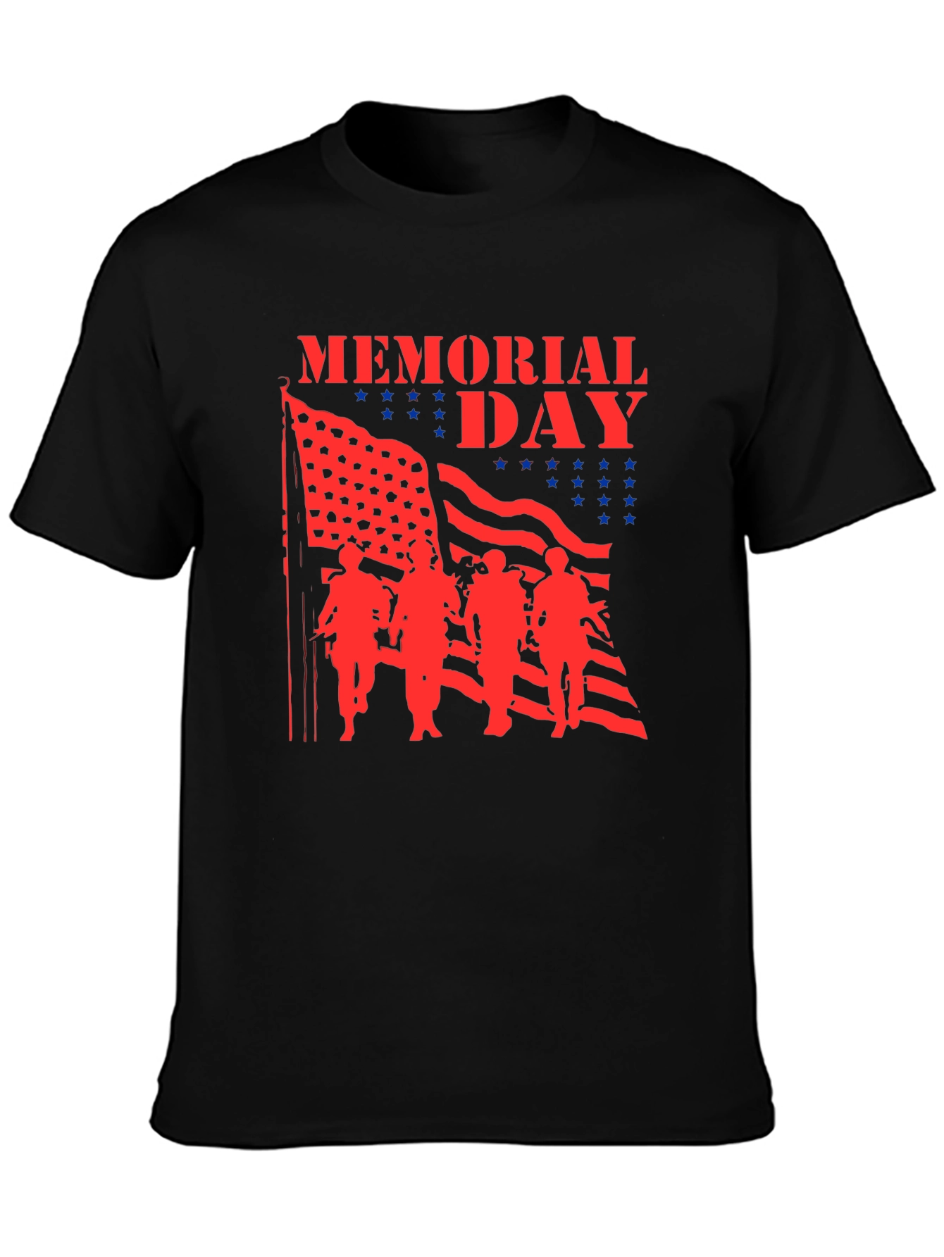 Memorial Day Graphic T-Shirt - Patriotic Design