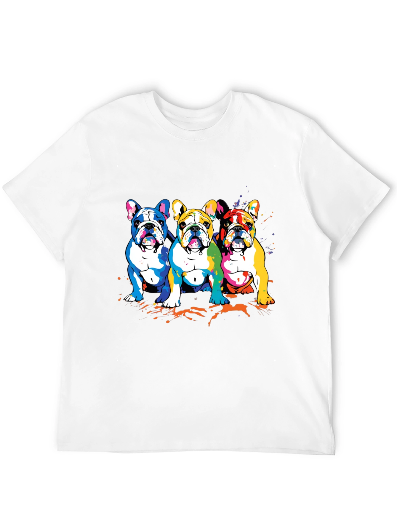 Colorful French Bulldog T-Shirt