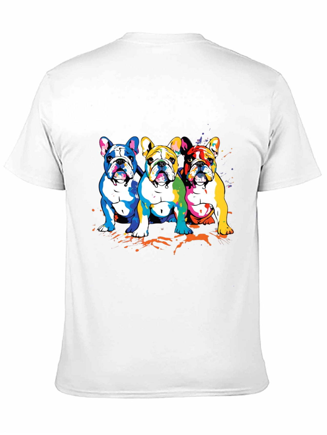 Colorful French Bulldog T-Shirt