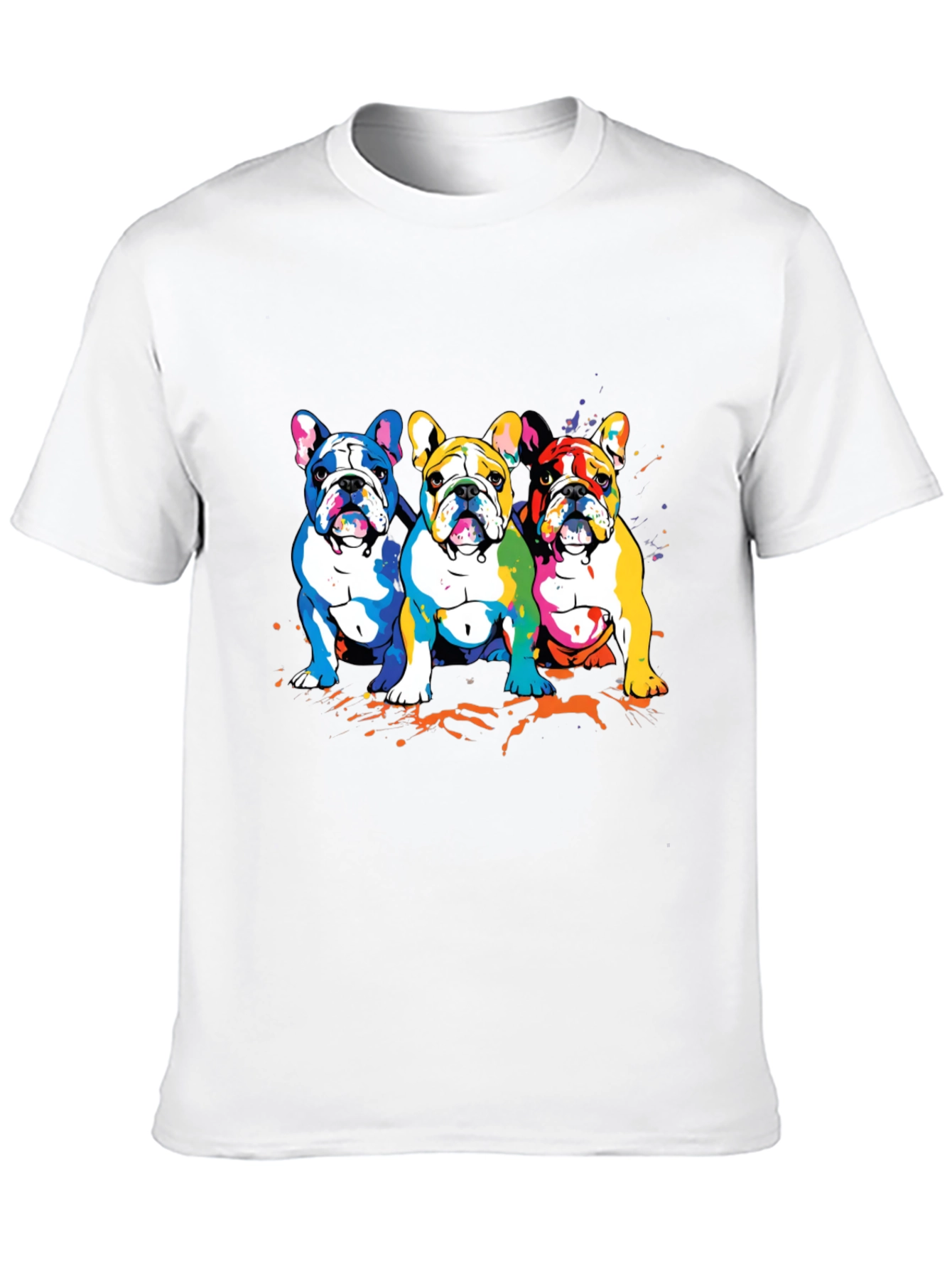 Colorful French Bulldog T-Shirt