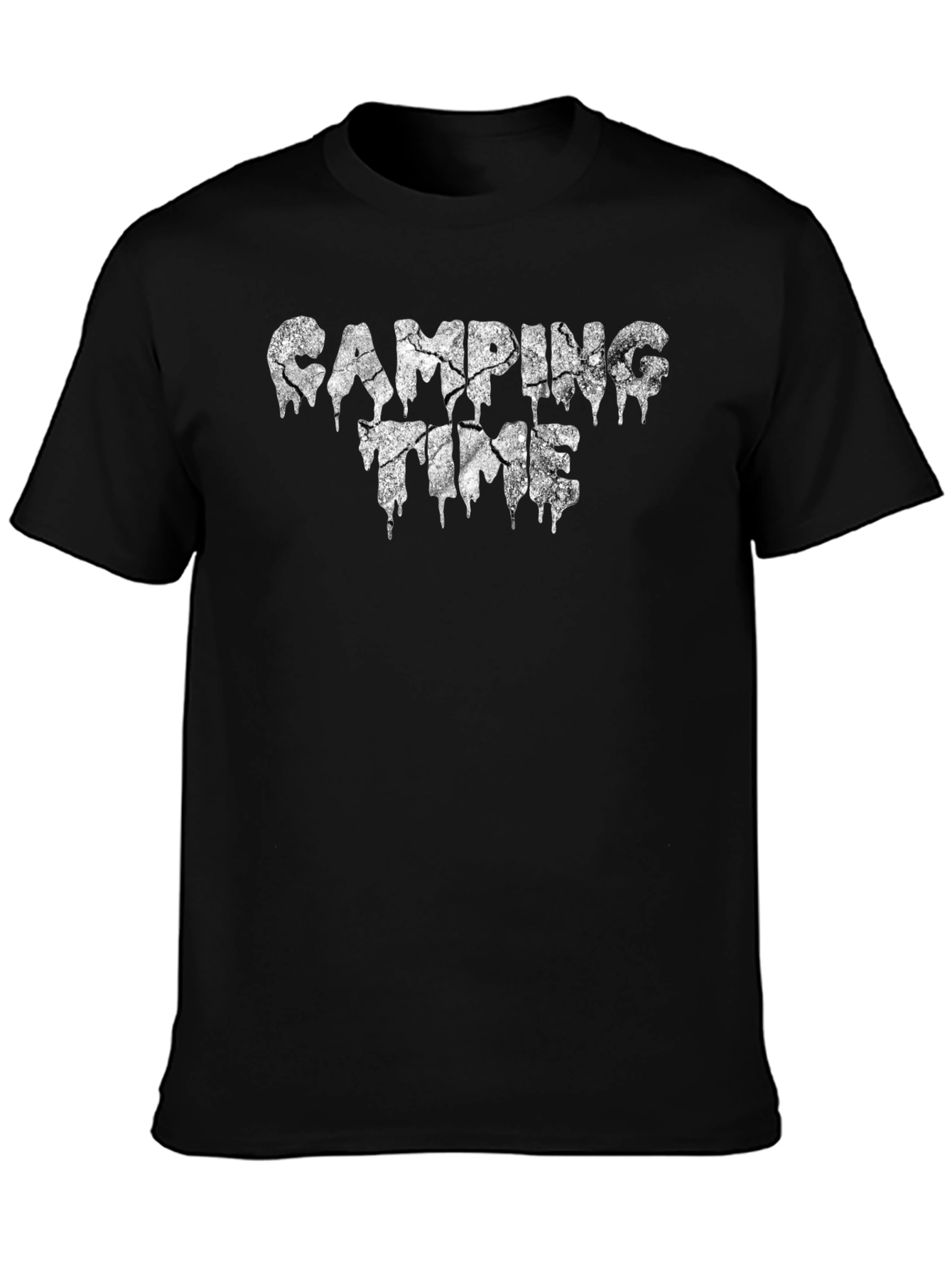 Camping Time Graphic Tee - Black