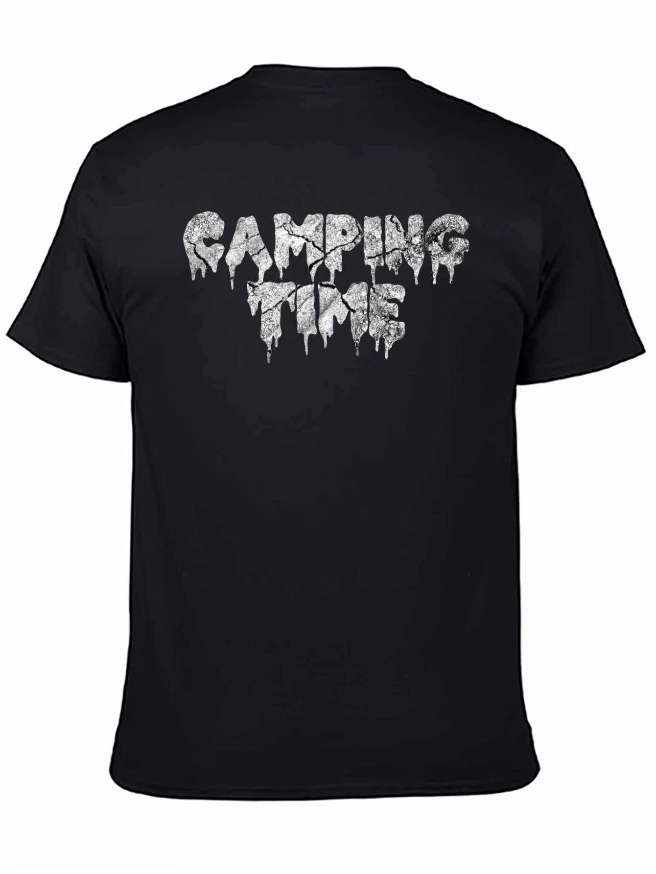 Camping Time Graphic Tee - Black
