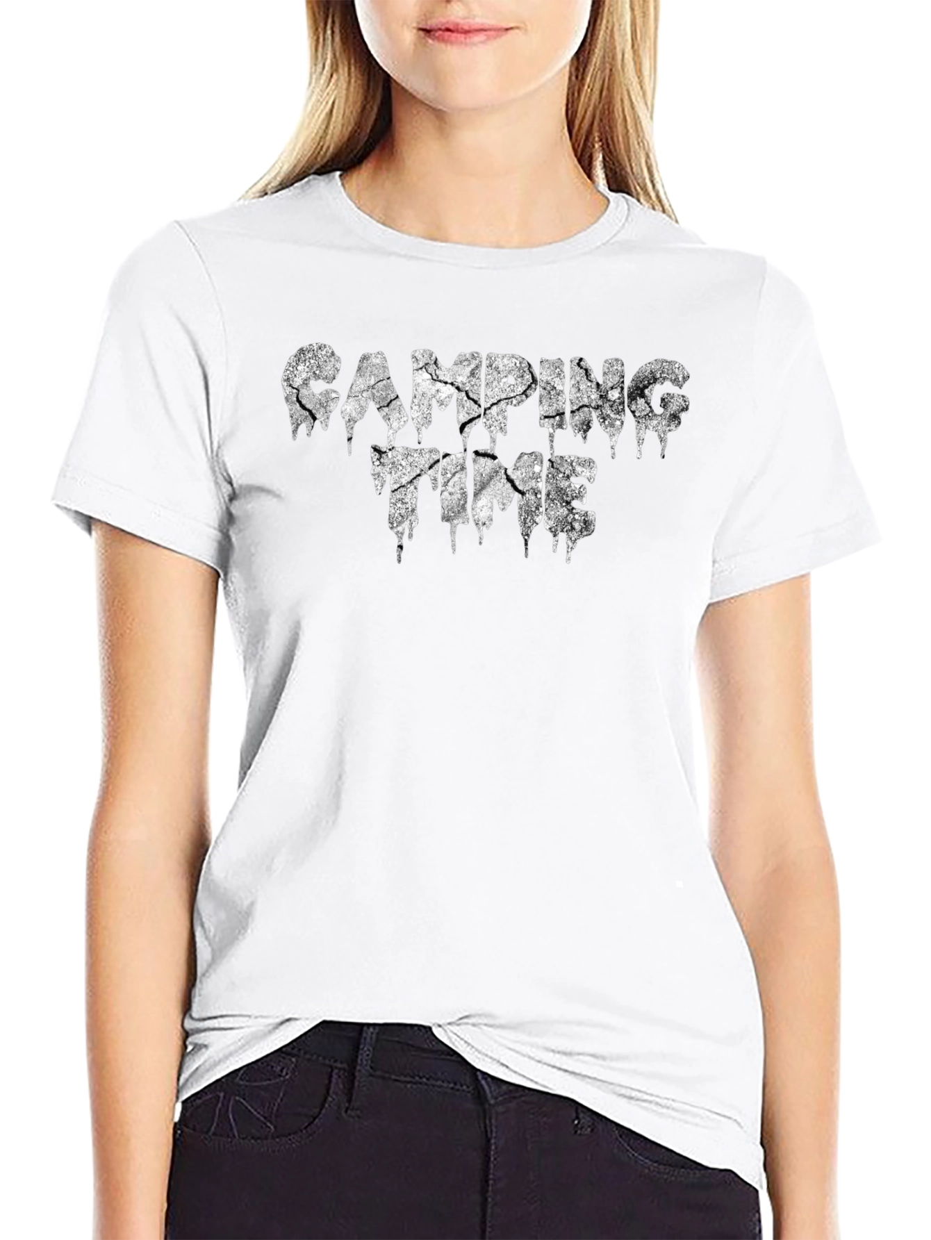 Camping Time Graphic Tee - Black