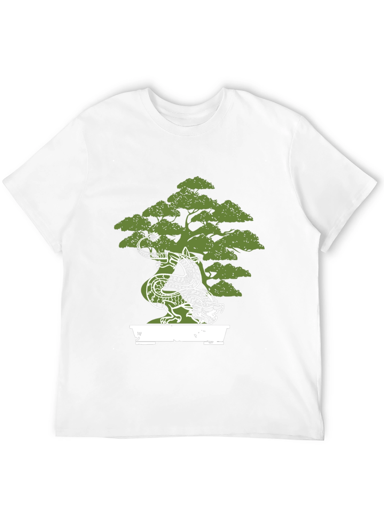 Dragon Bonsai Black T-Shirt - Unique Design