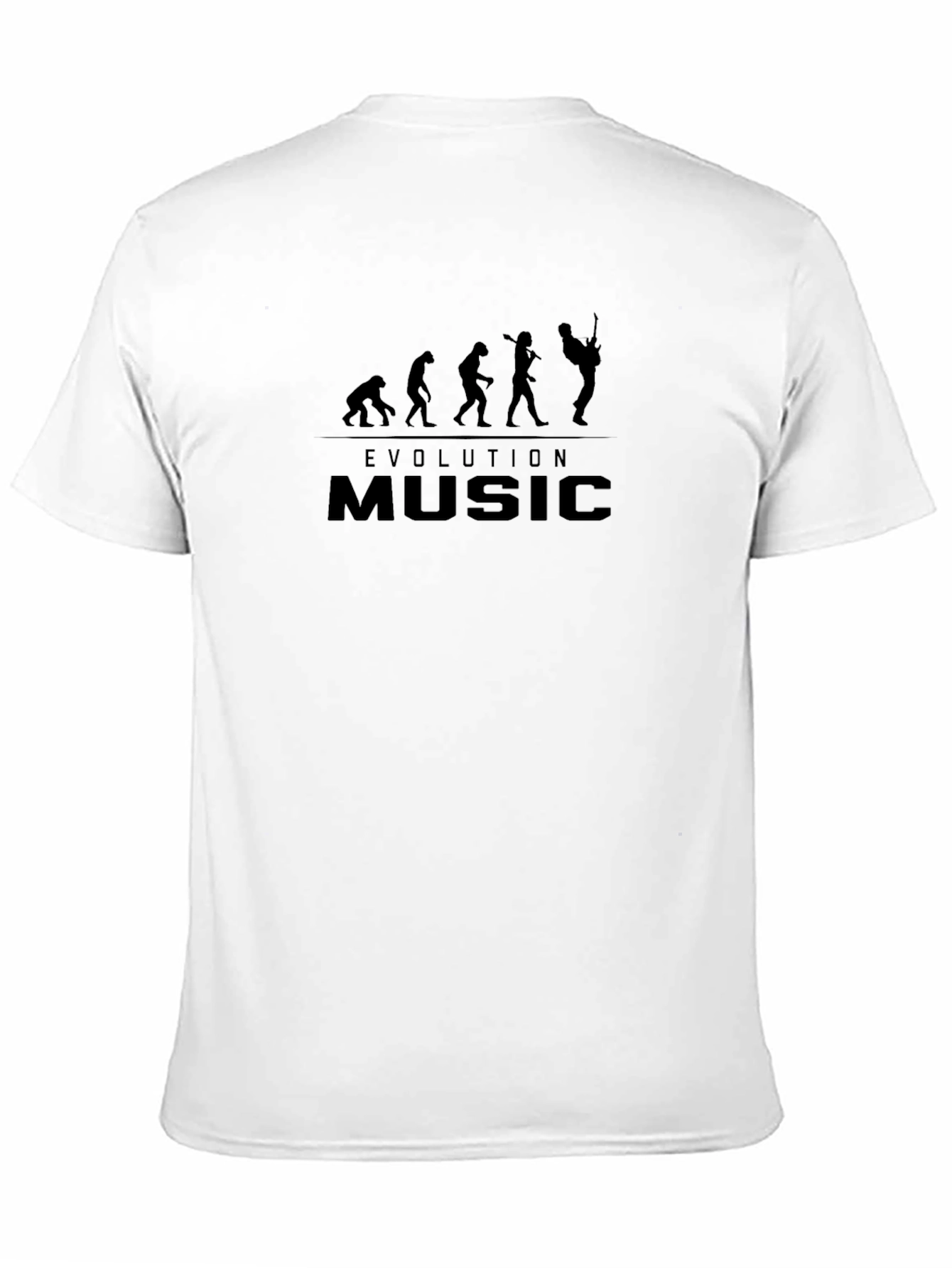 Evolution of Music Black T-Shirt